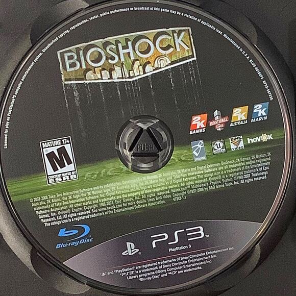 Bioshock - Playstation 3, PS3 Game, EUC, Disc Only - October 2008 - Picture 1 of 2